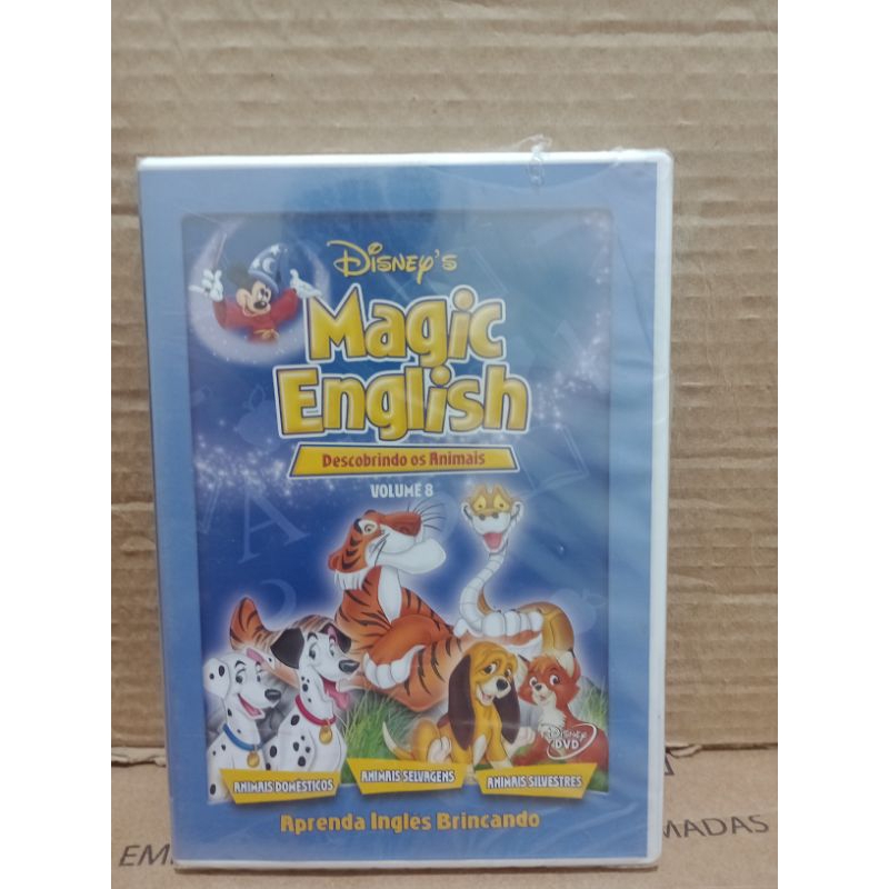 DVD DISNEY MAGIC ENGLISH- DESCOBRINDO OS ANIMAIS - VOLUME 8
