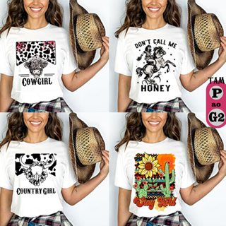 Tshirt Country feminina, cowntrygirl , blusa cowtry plus size, agrogirl