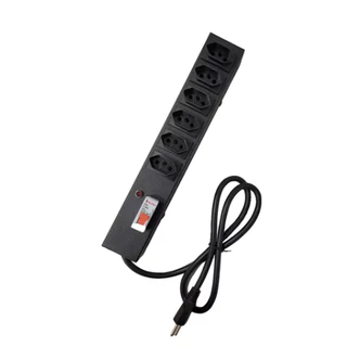 Filtro Linha 20 Amperes 6 Tomadas Bivolt 20a 4400w Disjuntor