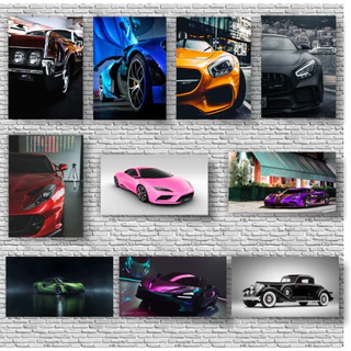 PLACA DECORATIVA CARROS DE LUXO / DECORAÇÃO / DECORAÇÃO INTERNA / DECORAÇÃO DE PAREDE