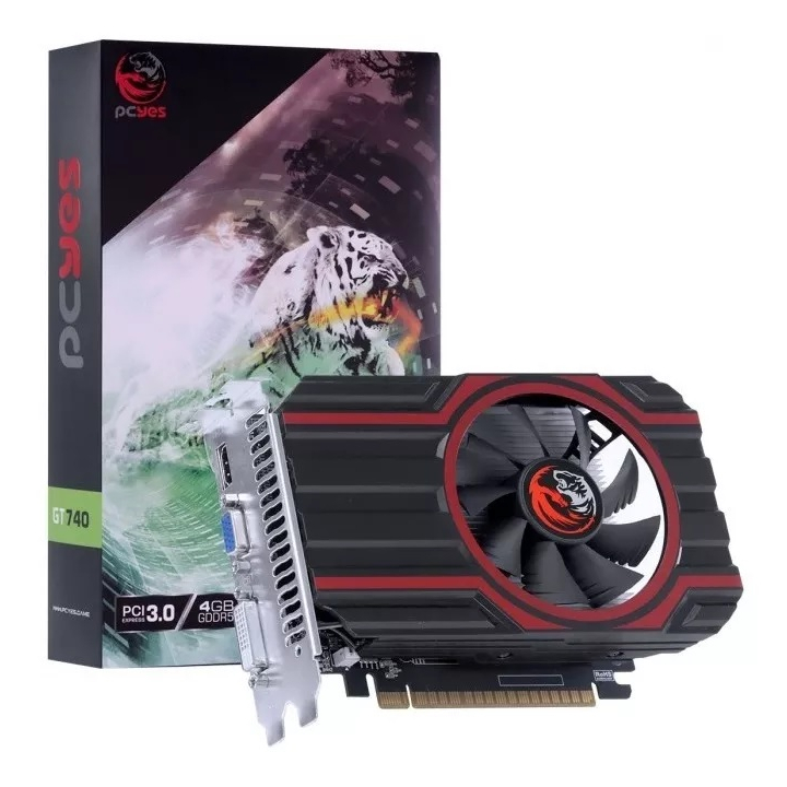 Placa De Video Nvidia Geforce Series Gt 740 Gdd5 4gb 128bit