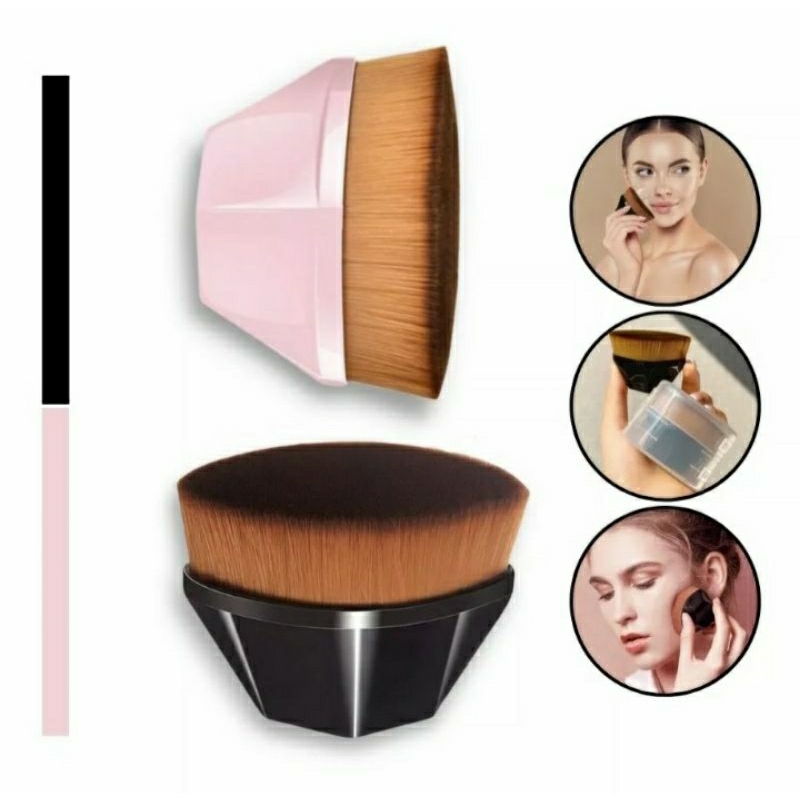 Pincel Mágico Hexagonal Base Maquiagem Tiktok Flawless Brush