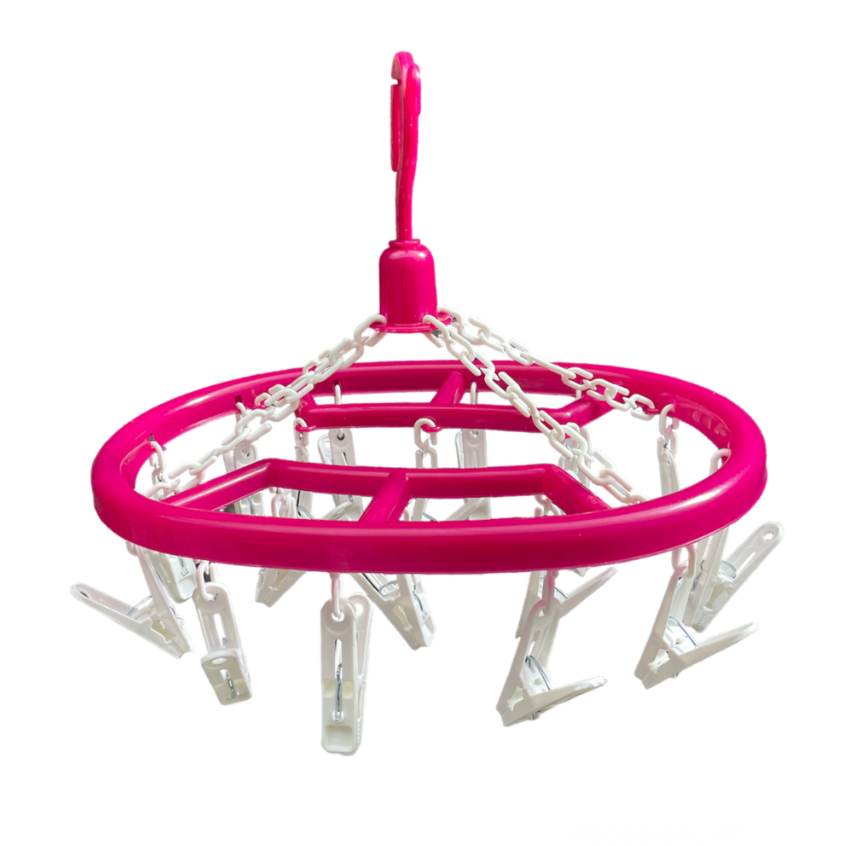 Varal De Calcinhas Oval Com 18 Prendedores Roupas Íntimas OFERTA