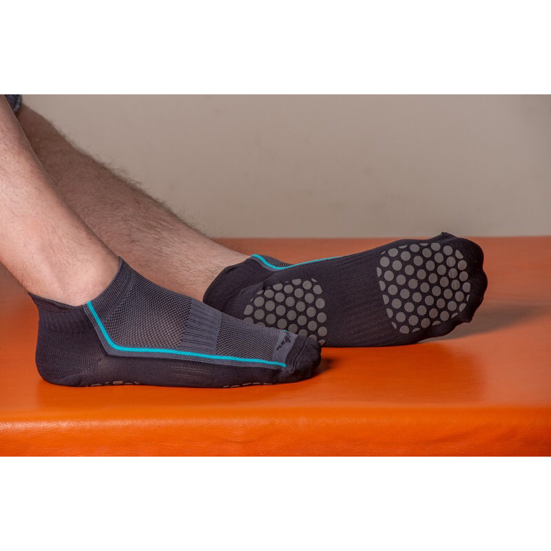 Meia Antiderrapante cano baixo para Hidroginástica Pilates e exercícios funcional