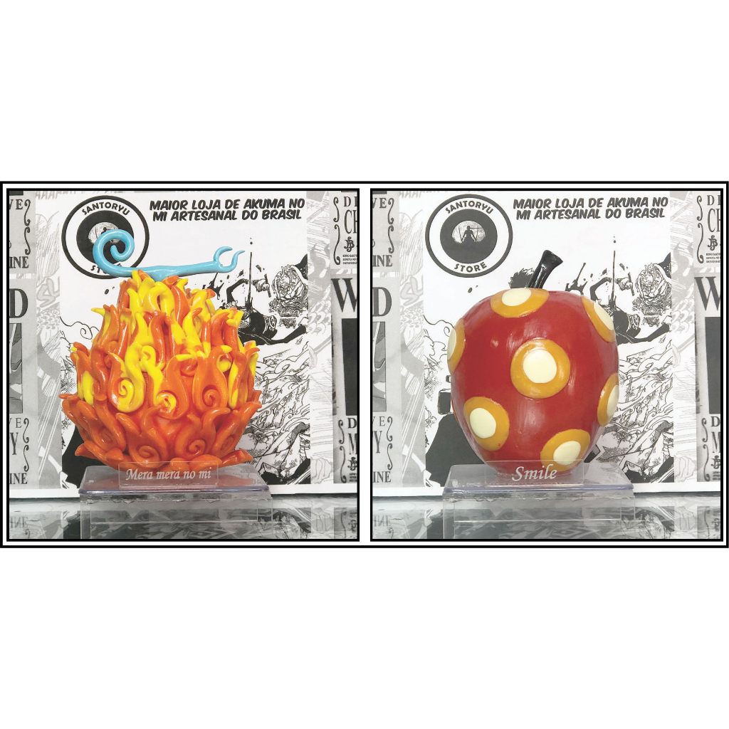 Boneco One Piece Devil Fruit Flame-Flame Fruit Ace Mera Mera No Mi