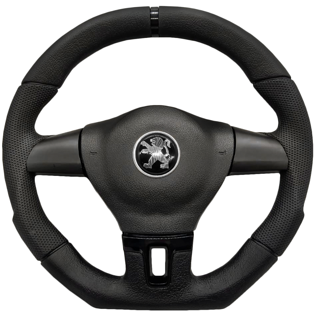 Volante Esportivo Jetta Mkr Peugeot Black Piano