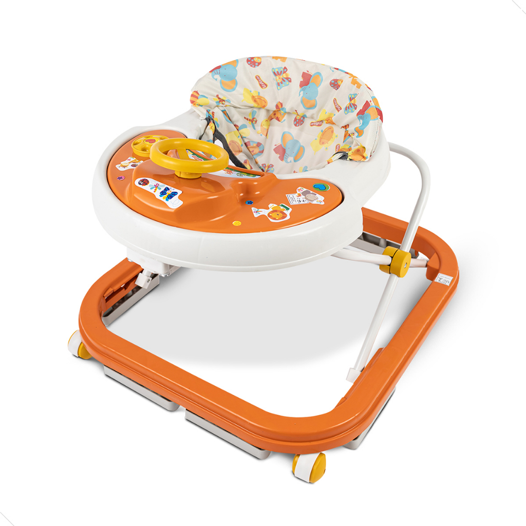 Andador Andaja Musical Infantil para Bebê Bichinhos Cores Azul, Rosa ou ...