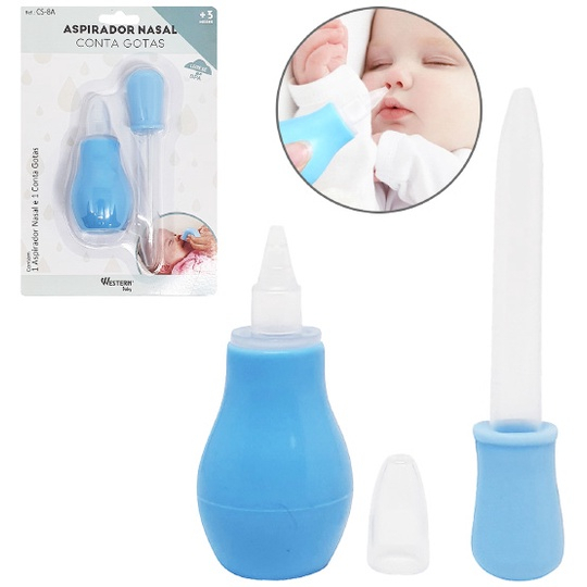 higienizador Nasal Aspirador com conta gota Higiene Bebês | Shopee Brasil
