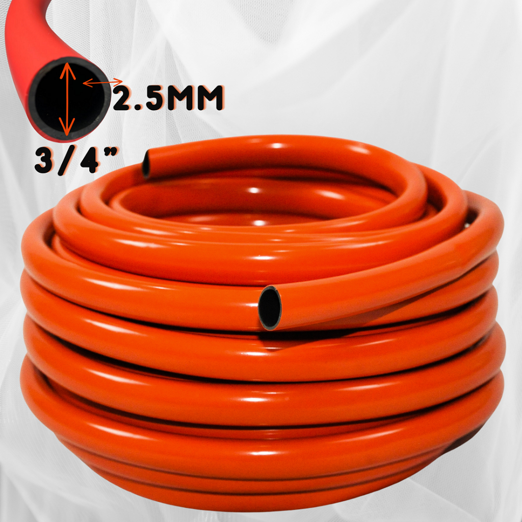 Mangueira GROSSA 3/4x2mm Flexível E Resistente - 25 Metros