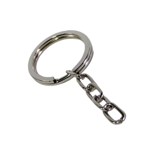 ARGOLA 25mm CHATA ITALIANA CORRENTINHA PARA MONTAGEM DE CHAVEIRO