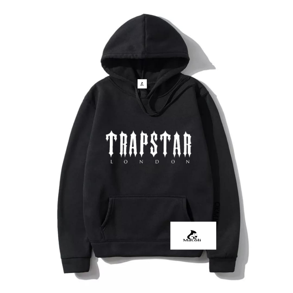 Moletom Canguru Trapstar London Blusa de Frio Capuz e Bolso Unissex