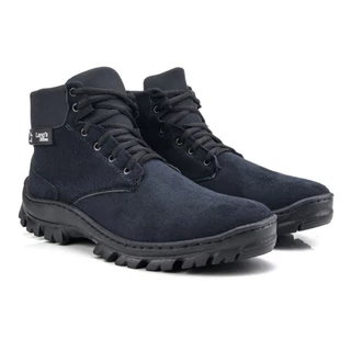 Bota Masculina Botina Coturno Masculino Adventure Preto Feminino Confortavel Solado Tratorado Trabalho e lazer