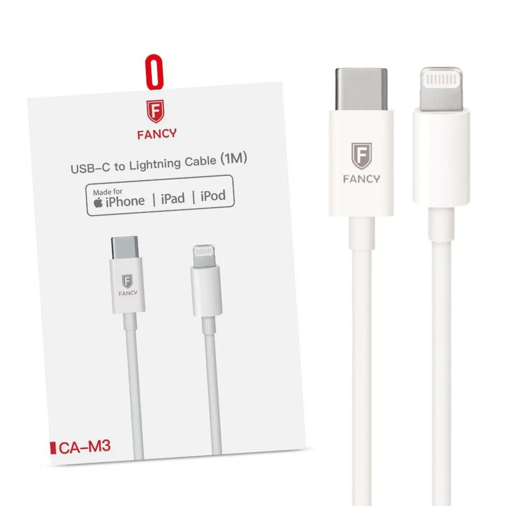 Cabo Lightning Mfi Para Iphone Usb Tipo C W Fancy Metro Shopee Brasil