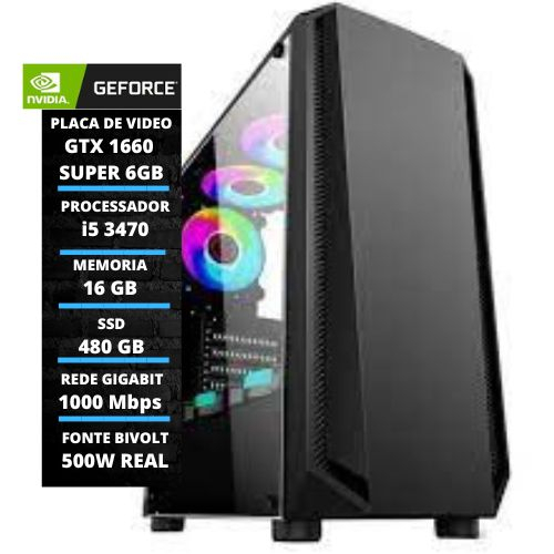 PC Gamer Completo Intel Core i5 Memoria Ram 16GB SSD 240GB Monitor HDMI Kit  Gamer - Alligator Gaming - Computador Gamer - Magazine Luiza