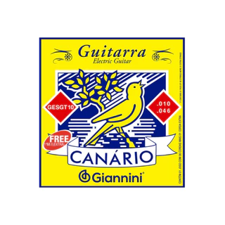 CORDAS DE GUITARRA GIANNINI CANÁRIO GESGT10 0.10 em Oferta na Shopee