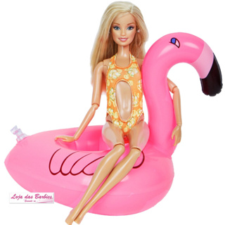 Barbie Piscina Glam Com Boneca Negra - Mattel