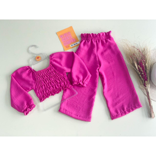 Conj. Jasmine /Conjunto infantil frio / Pantalona infantil