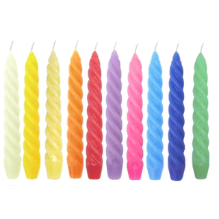 10 Velas Torcida 17 Cm Decoração Festa Casamento P/ Castiçal