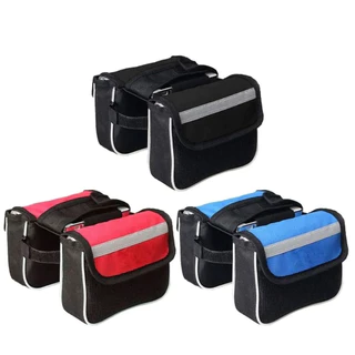 Bolsa Dupla De Quadro Para Bicicleta Bike Celular Ferramentas Objetos