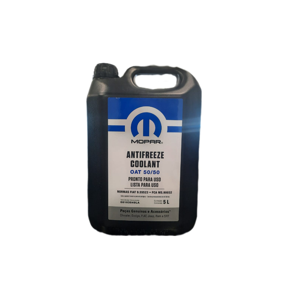 MOPAR ANTIFREEZE COOLANT OAT 50/50 5L | Shopee Brasil