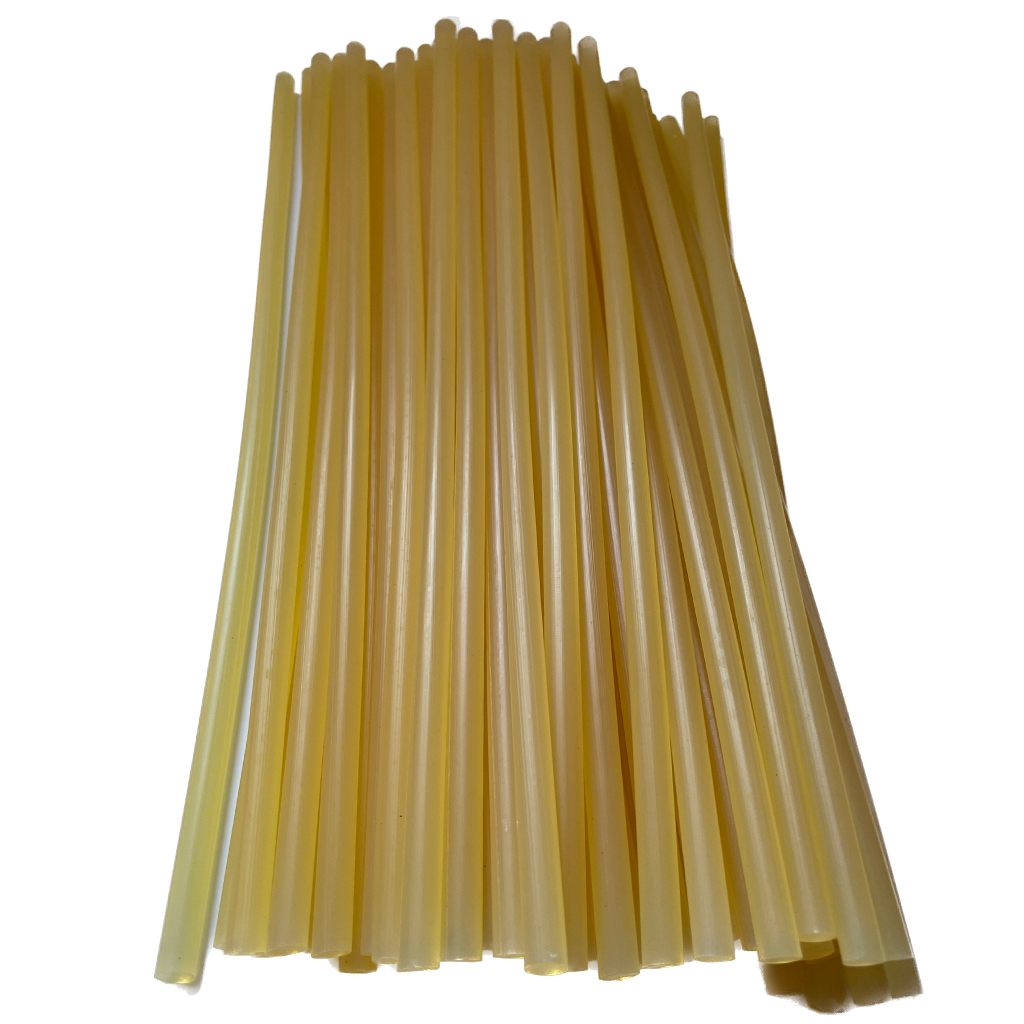 Bastão Refil de Cola Quente Amarelo 30cm x 7mm 10pçs