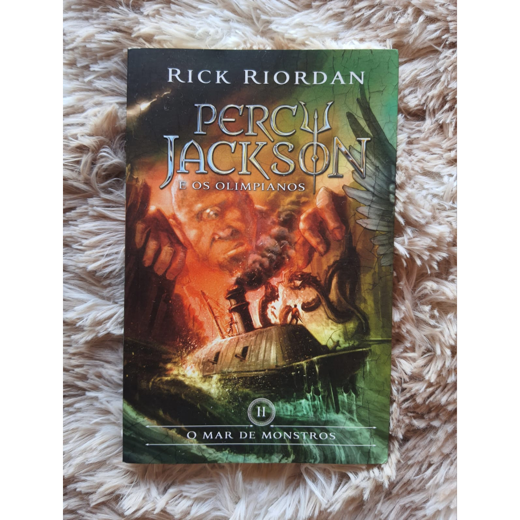 O Mar De Monstros Percy Jackson E Os Olimpianos Rick Riordan Shopee Brasil