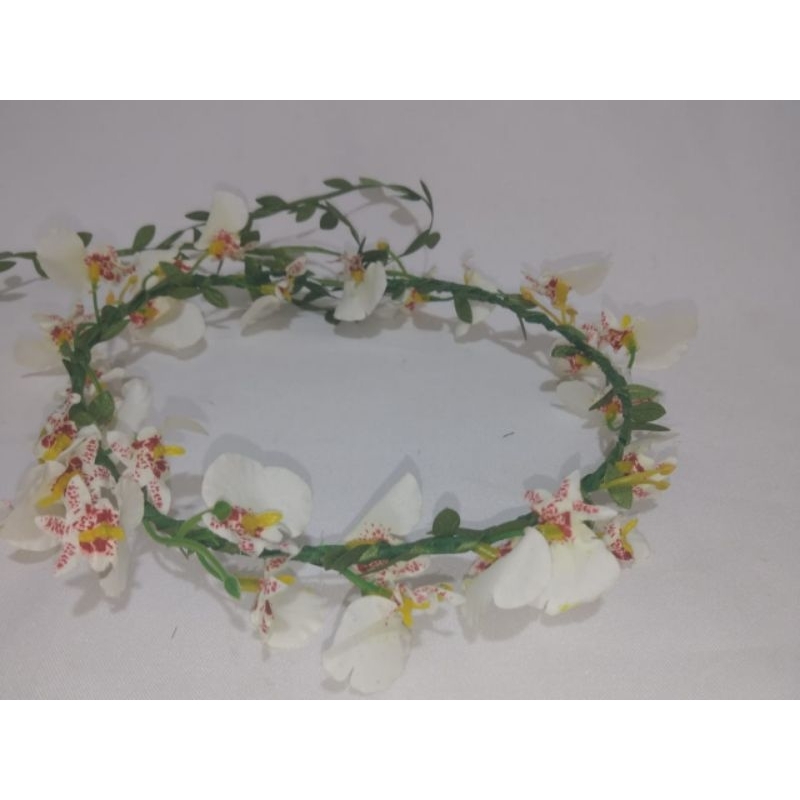tiara coroa de flores artificiais festas casamento ensaio fotográfico Shopee Brasil
