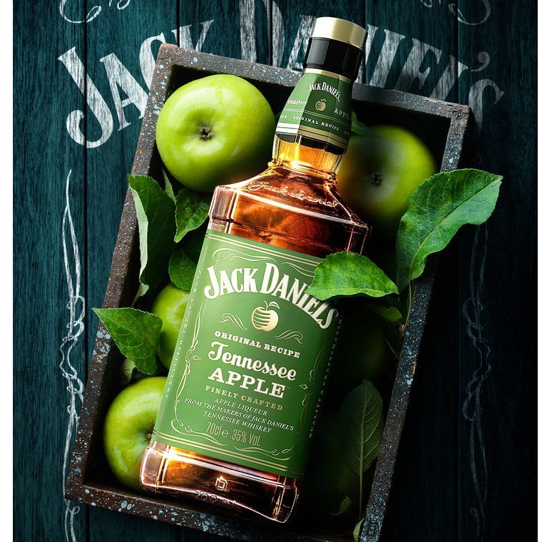 Whisky Jack Daniel's Apple (Maça Verde) 1l Original na caixa . Com selo ...