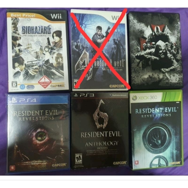 Jogos resident evil - Leia - preços na descrição