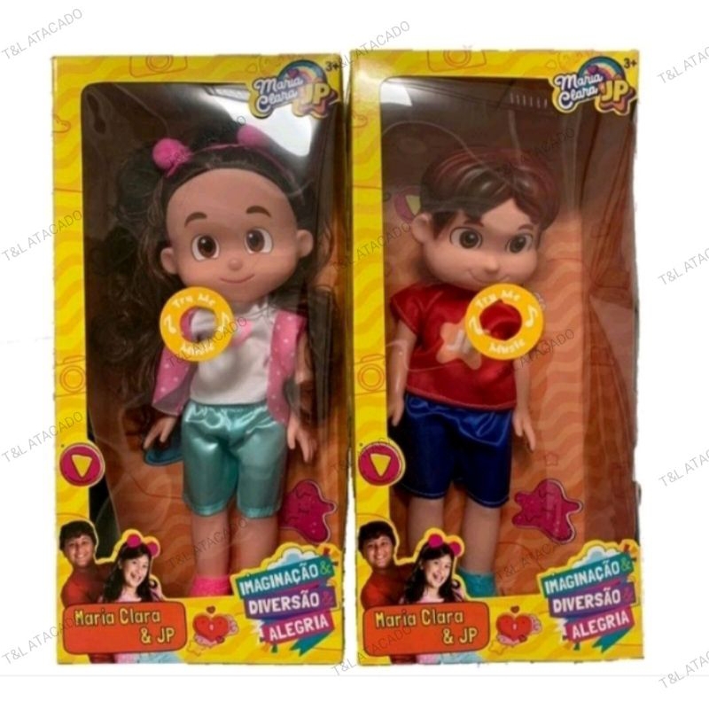 Boneco Maria Clara e Jp 30 cm Grande que Fala | Shopee Brasil