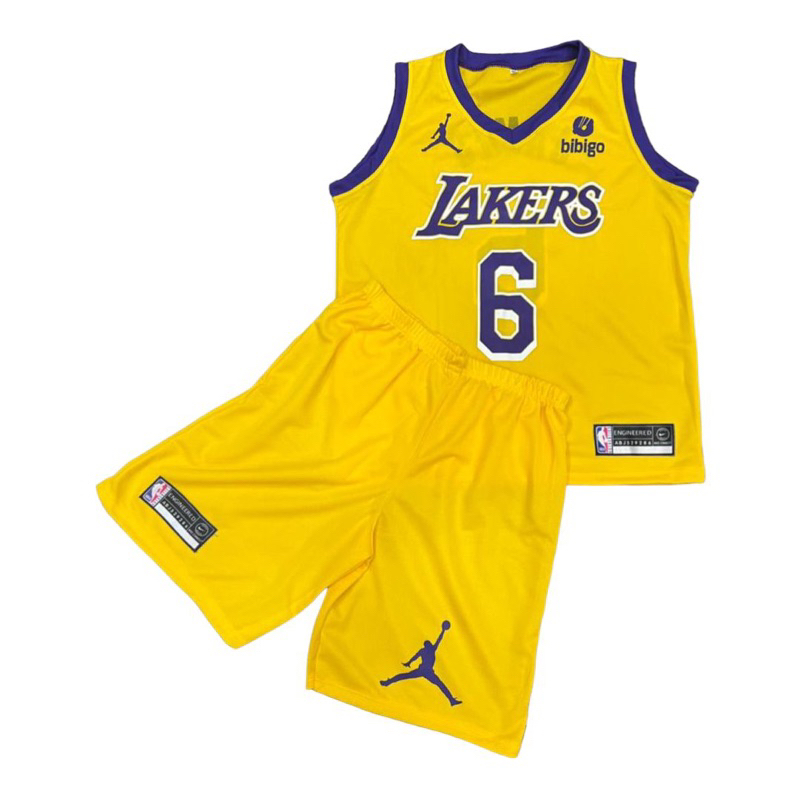Conjunto NBA Infantil Juvenil Lakers Golden Bulls | Shopee Brasil