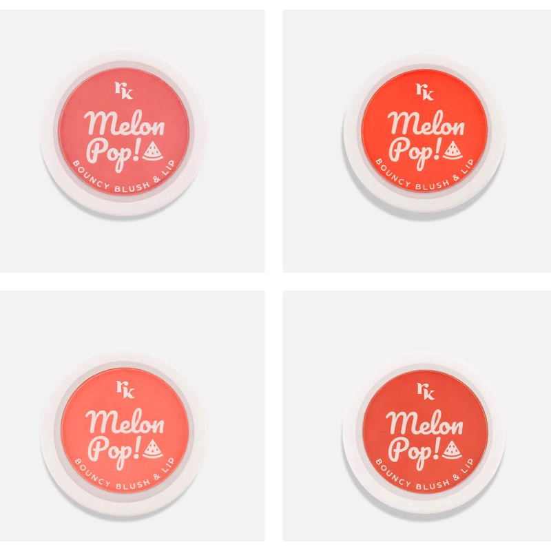 [RK BY KISS] MELON POP! BOUNCY BLUSH & LIP Shopee Brasil