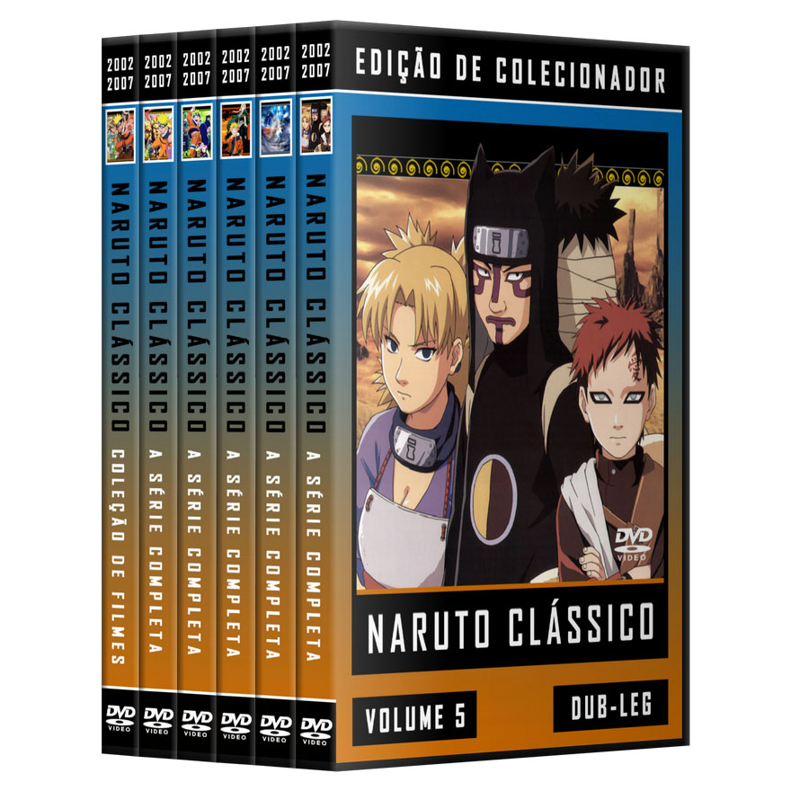 Dvd Naruto Shippuden Série Completa + Filmes