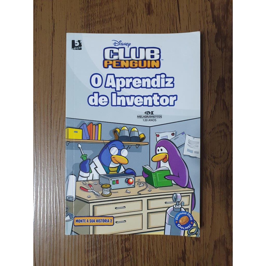 Livro Club Penguin O Aprendiz de Inventor | Shopee Brasil