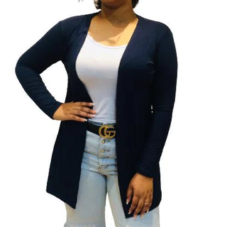 Cardigan feminino em viscolycra