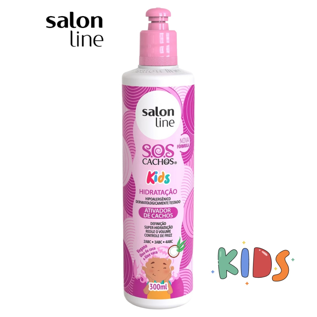 Ativador de Cachos Infantil SOS Cachos Kids Definição dos Cachinhos ...