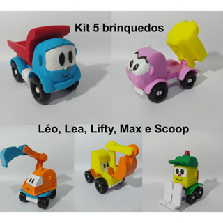 Léo o Caminhão Articulado Impressão 3d Brinquedo