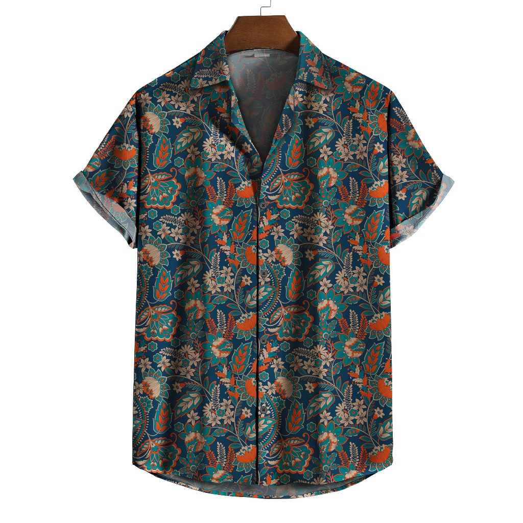 Camisa de béisbol Tropical Flowers de los Astros de India