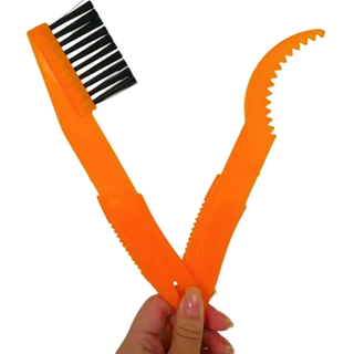 Kit 2 Ferramentas Limpador Catraca Escova Engrenagem Conjunto Multifuncional Catraca Roda Livre 2Em1