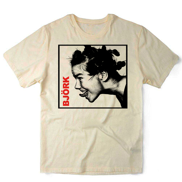 Camiseta Algodao Bjork Cantora Pop Musica Unissex