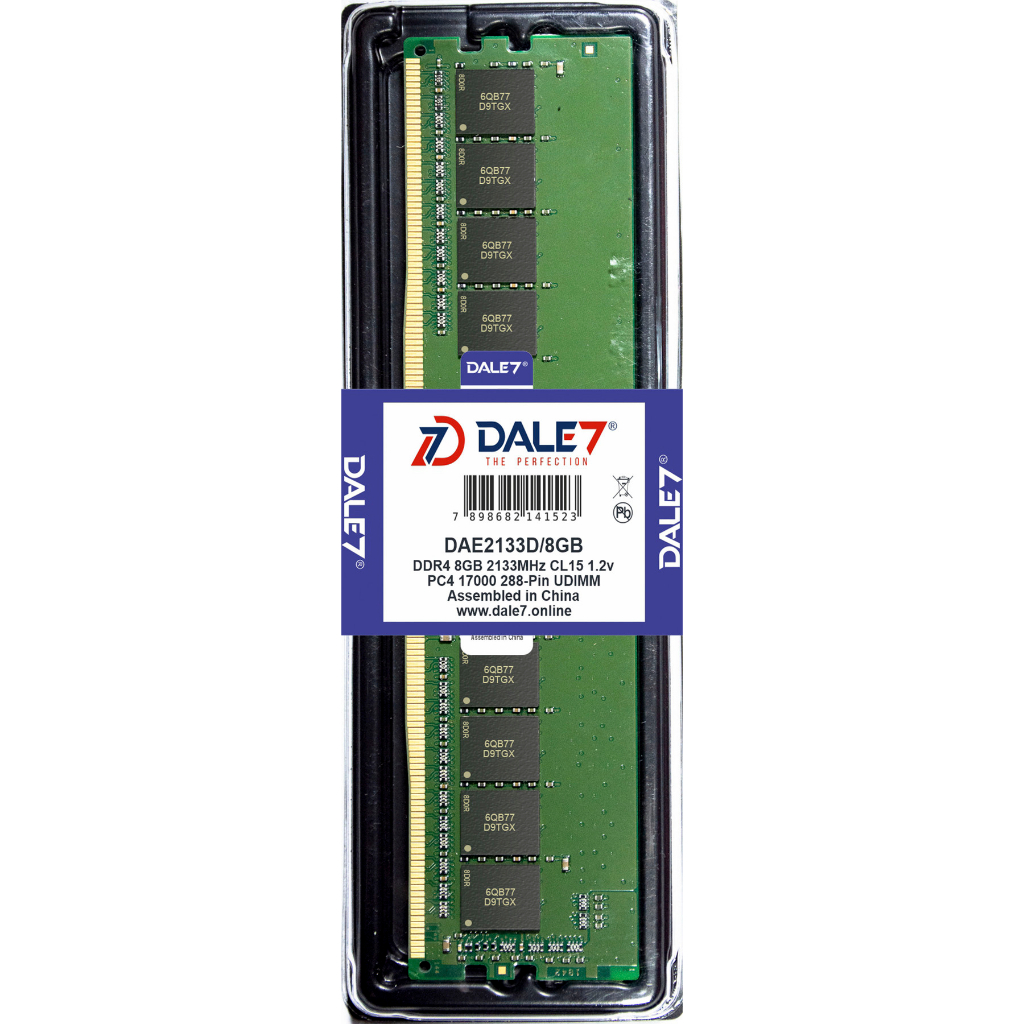 Memória Dale7 Ddr4 8Gb 2133 Mhz Desktop 1.2v