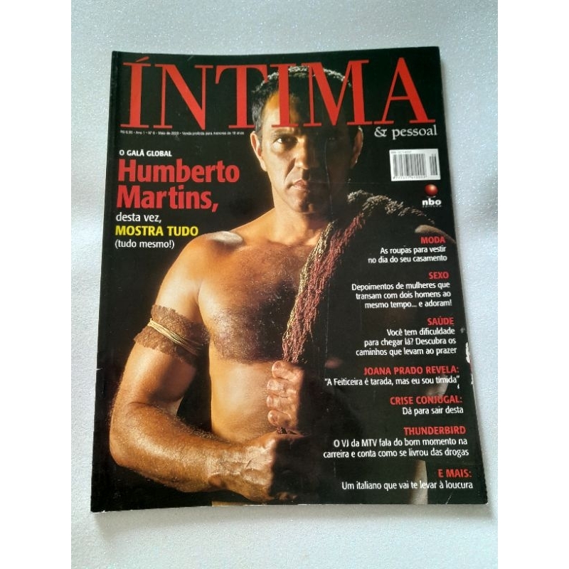 Revista G Magazine Intima Humberto Martins | Shopee Brasil