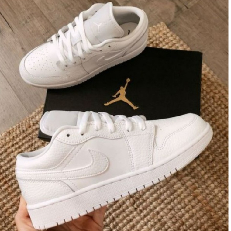 Nike branco cheap cano baixo