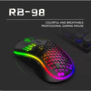 Mouse Gamer 7200dpi Iluminação Led Rgb Com Fio