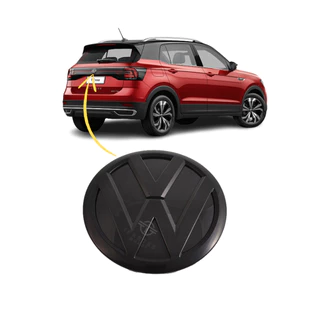 Emblema Mala T-cross 2019 2020 2021 2022 S/ Acc Black Piano