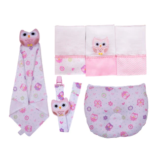Kit Presente Cha de Bebe Maternidade para Bebê Menina 4 peças em Oferta na Shopee