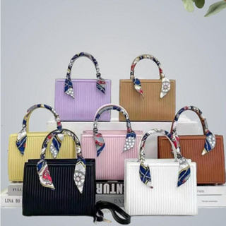 Bolsa de ombro casual listrada simples bolsa mensageiro ANJGG