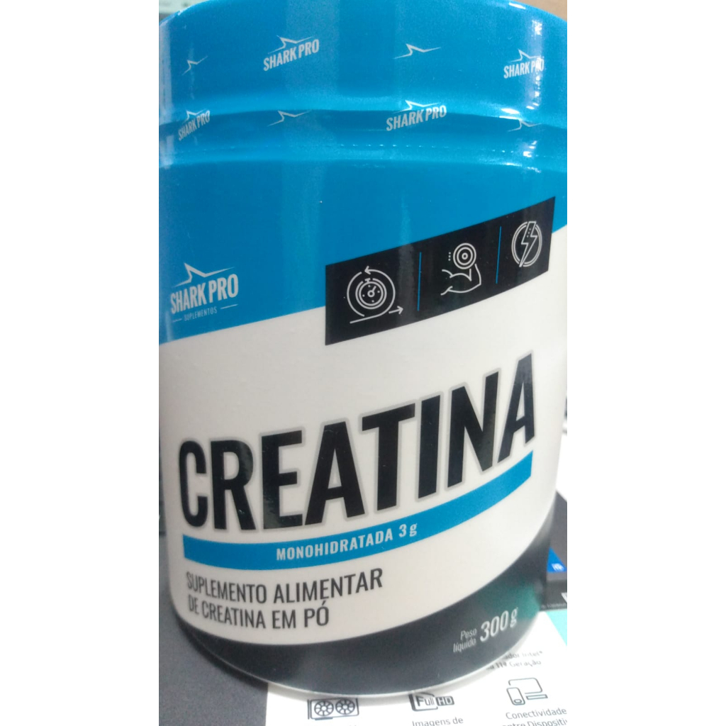 Creatina Monohidratada 300g Shark Pro | Shopee Brasil