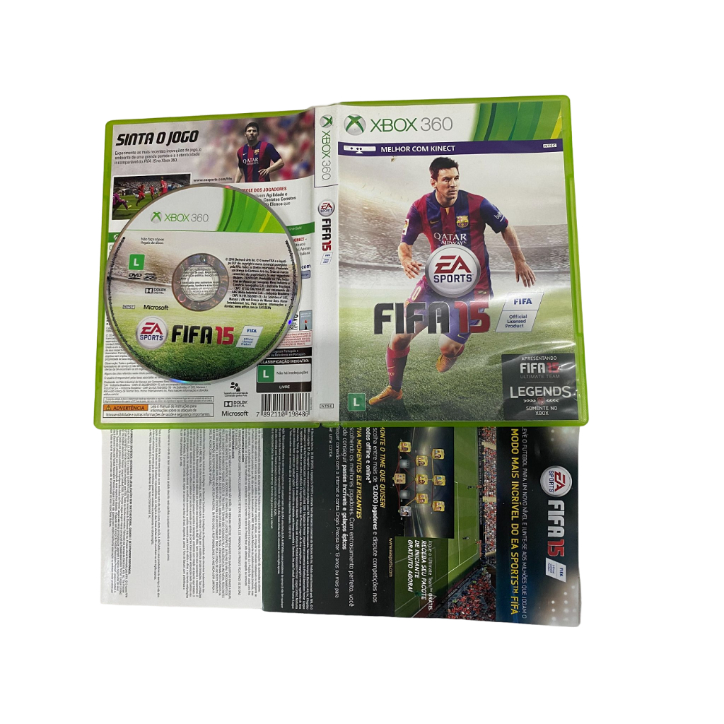 Fifa 15 Xbox 360 Dublado Envio Ja Shopee Brasil