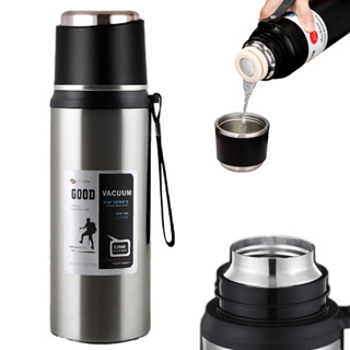 Garrafa Térmica Dupla Camada Inox 800ml Squeeze Viagem Camping Academia Trilha Portátil Linha Premium